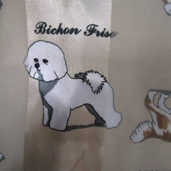 Scarf with Dogs-20"x20” Boxer, Poodle, Pug, Doxie, Dalmation and Others - Picture 2 of 9